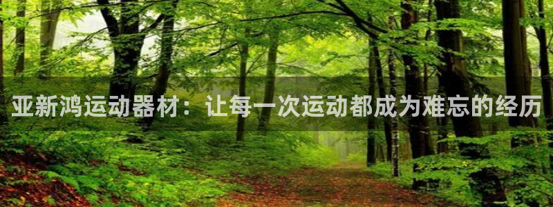 征途国际招商电话地址查询：亚新鸿运动器材：让每一次运动都成为